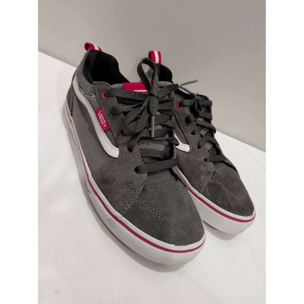 Vans Kid's Caldrone Low Suede and Mesh Sneakers Sz 4